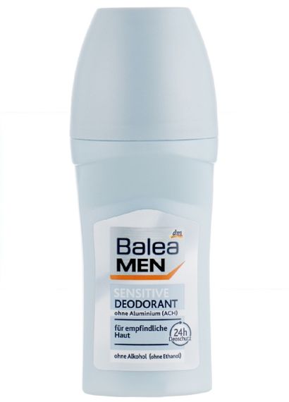 Шариковый дезодорант Balea Men Sensitive 24h 50мл