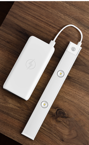 Світлодіодний нічник USB з датчиком руху , Білий | Зображення 1
