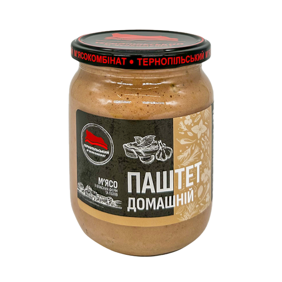 Паштет мясной домашний Тернопольский мясокомбинат 500 г