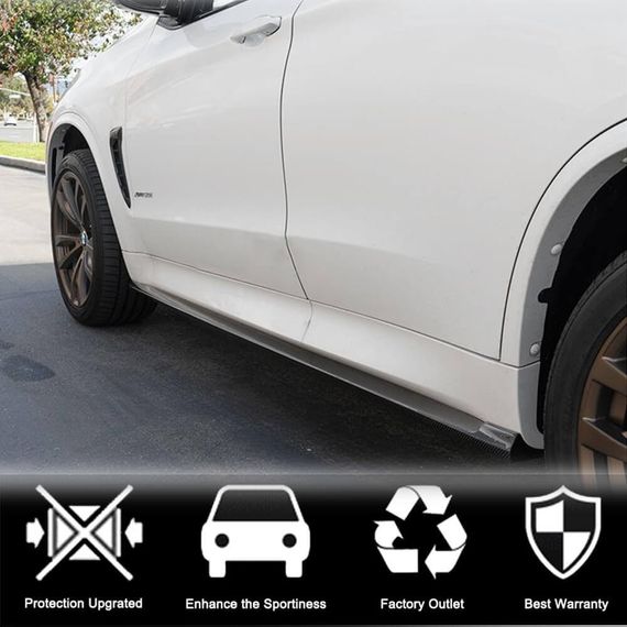 Накладки на пороги (для F85, Карбон) для BMW X5 F-15 2013-2018 гг | Зображення 1