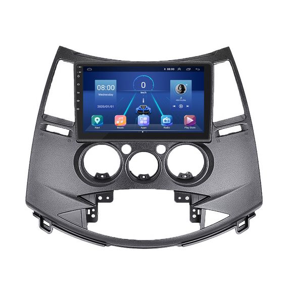Штатная магнитола 9" Lesko для Mitsubishi Grandis  2003-2011 6/128Gb 4G Wi-Fi GPS Top Митцубиси