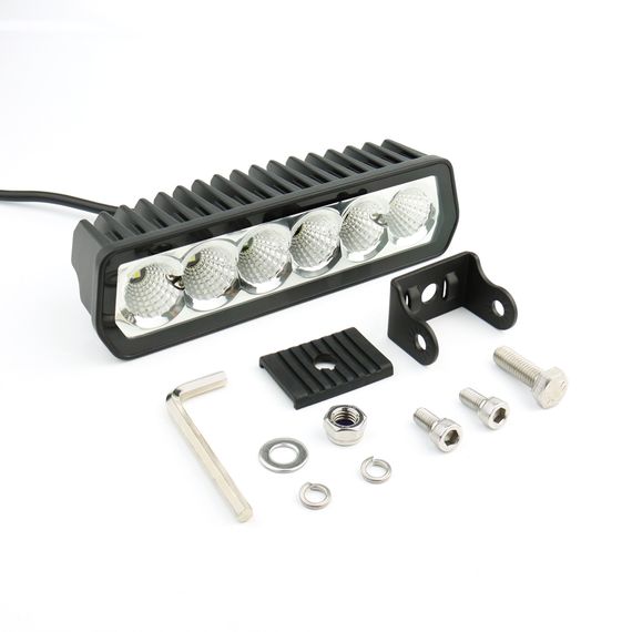 Світлодіодна фара StarLight SL-W0930F ближнє розсіяне світло WHITE 30W 3000Lm 5700K 12/24V | Зображення 7