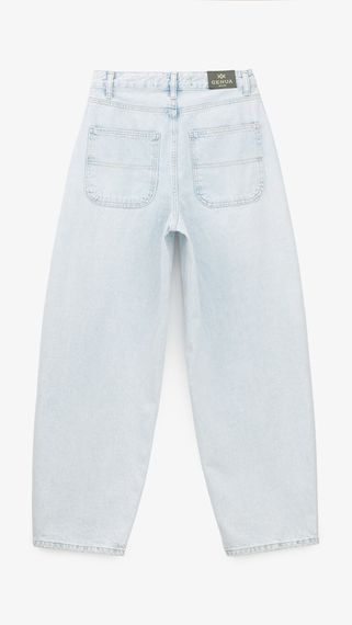 Джинси Baggy жіночі GENUA G01107-0023 34 Блакитний shop (2000999532634) | Зображення 3