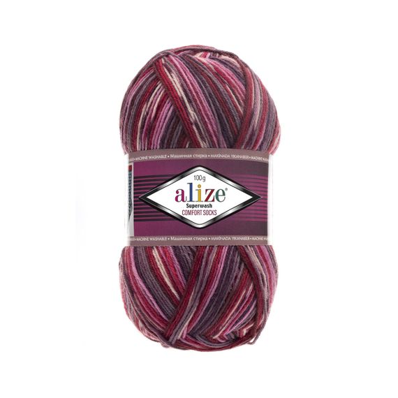 Пряжа Alize SUPERWASH COMFORT 2698 алізе супервош 75% вовна 25% поліамід