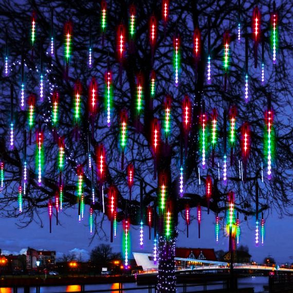 Гірлянда метеоритний дощ Springos 3 м 144 LED CL1216 Mix | Зображення 3