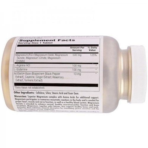 Микроэлемент Магний KAL Magnesium 500 mg 60 Tabs | Зображення 1