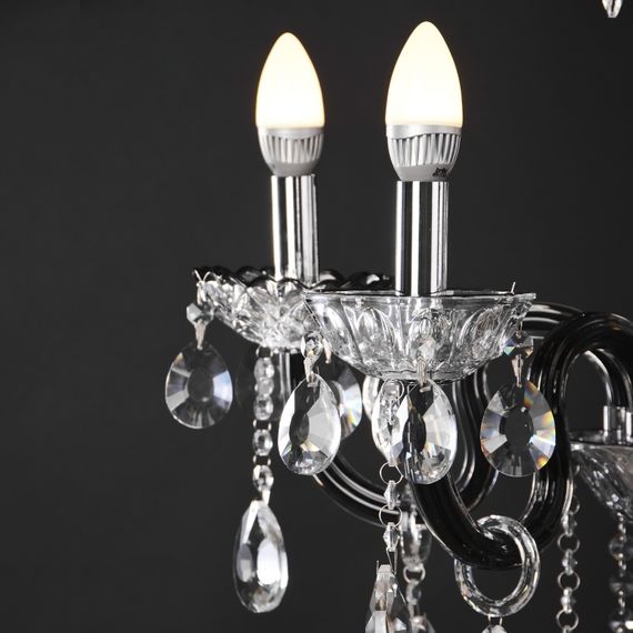 Люстра свеча подвесная хрустальная E14 40W CH (BCL-383S/5) | Зображення 3