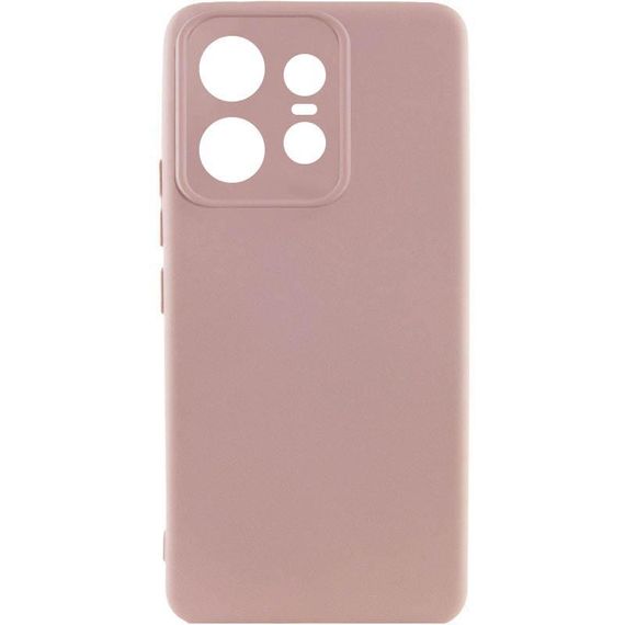 Чехол Silicone Cover Ummi Lakshmi Full Camera (AA) для Motorola Edge 50 Pro Розовый / Pink Sand