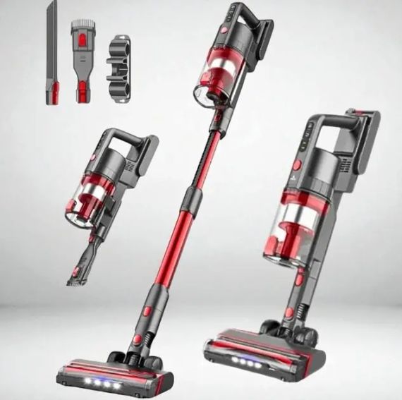 Вертикальный аккумуляторный пылесос Rainberg 2500 Вт беспроводной, для уборки, дома | Зображення 1
