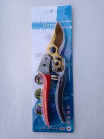 Секатор садовий Uatool 200мм, лезо з покриттям із нітриду титану, японська сталь SK5