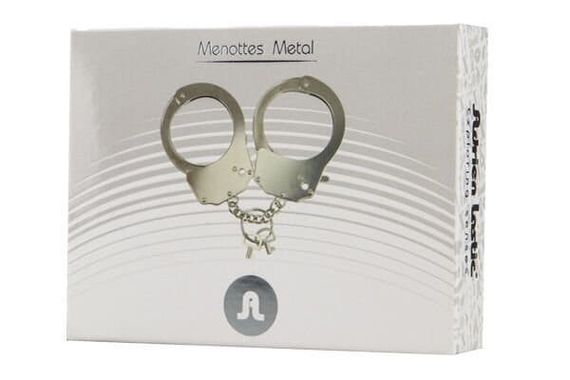 Наручники металеві Adrien Lastic Handcuffs Metallic Сріблясті One Size | Зображення 1