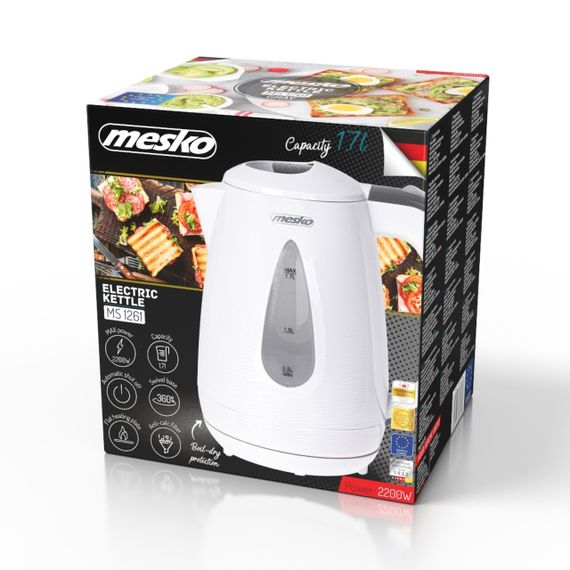 Електрочайник Mesko MS 1261, 1,7 л, 2200 Вт | Зображення 9
