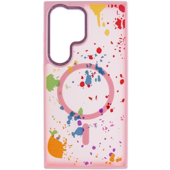 Чохол TPU+PC Flush with Magnetic Fit для Samsung Galaxy S24 Ultra Baby pink | Зображення 1