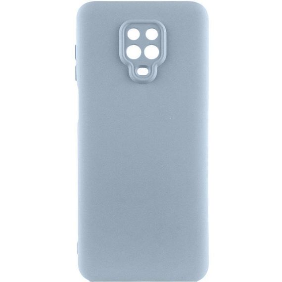 Чохол TPU GETMAN Liquid Silk Full Camera для Xiaomi Redmi Note 9s / Note 9 Pro / Note 9 Pro Max Блакитний / Lilac Blue