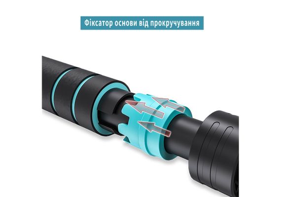 Розсувний розпірний турнік EasyFit BlueGymBar 70-95 см (EF-1634-1) | Зображення 4