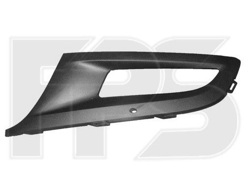 Решетка бампера VW Polo 09- Хетчбек под ПТФ, левая (FPS) 6R0853665D