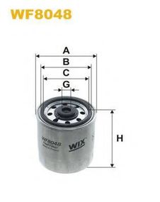 Фільтр палива WIX FILTERS WF8048 на MERCEDES-BENZ 190 седан (W201)