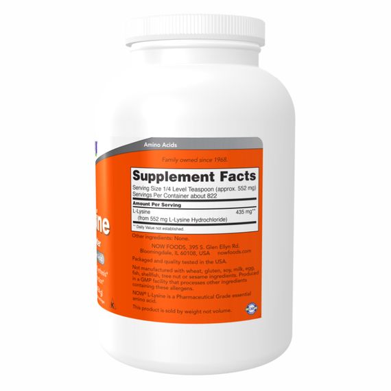 L-Lysine Powder - 454g | Зображення 1