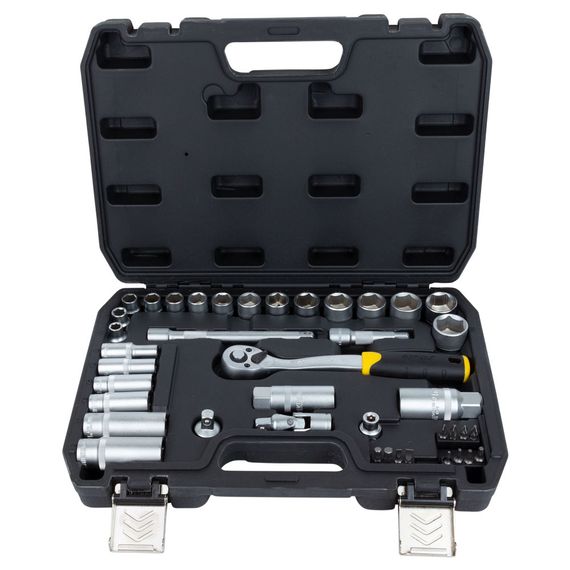 Набір насадок торцевих і біт Sigma 3/8" 39 шт CrV mid (6003601) | Зображення 2