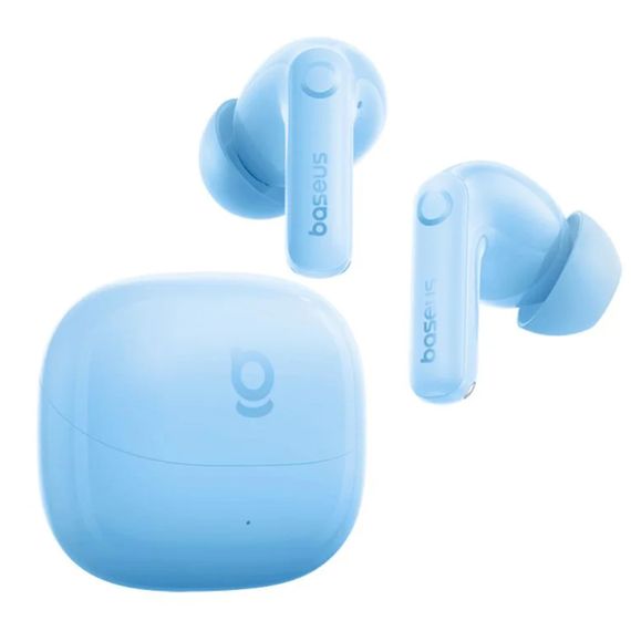 Бездротові TWS навушники Baseus Bass BP1 ANC+ENC (App) (A00107) Galaxy Blue | Зображення 3