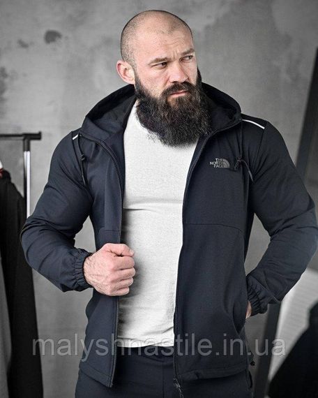 Мужской спортивный костюм THF black      ДЛ6262 | Зображення 8