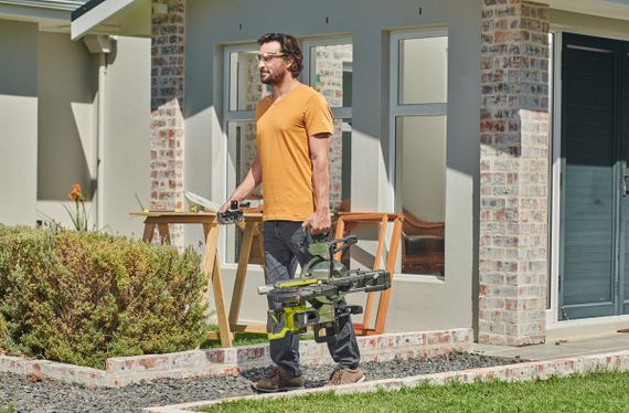 Пила торцювальна Ryobi ONE+ RMS18190-0 акумуляторна 18В без АКБ та ЗП | Зображення 2