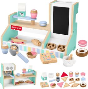 Дерев'яний ігровий набір Fisher-Price Кав'ярня Wooden Coffee Shop Set