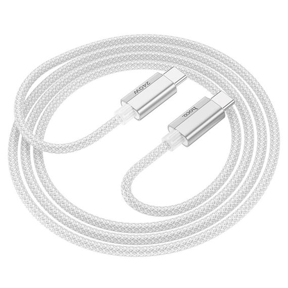 Дата кабель Hoco U134 Primero Type-C to Type-C 240W (1.8m) Gray | Зображення 2