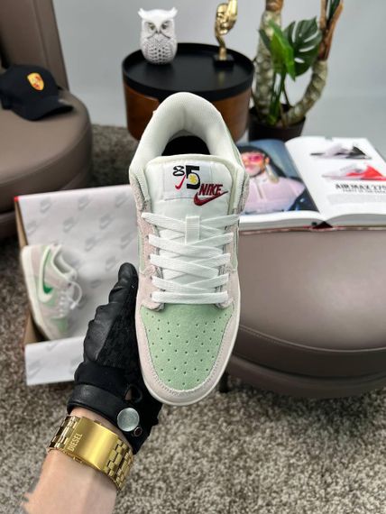 Кросівки SB Dunk Low SE “85 Double Swoosh Light Grey Mint , В'єтнам 41 26-26.5 см | Зображення 4