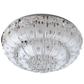 Люстра потолочная торт хрустальная E14 40W WH (BCL-622C/16)