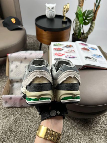 Кросівки New 2002R New Grey Beige Green , текстиль , В'єтнам 38 24 см | Зображення 1