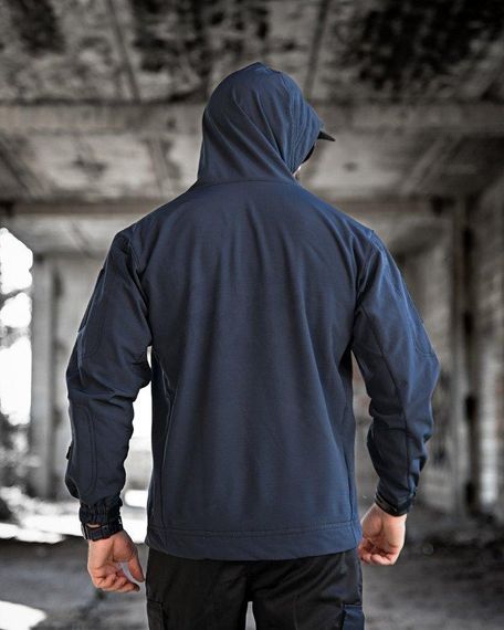 Тактическая куртка Soft Shel синий ВТ6474 | Зображення 4