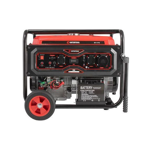Генератор бензиновий 7/7,5 кВт, електро+ручний старт, STORM INTERTOOL DT-1175 | Зображення 5