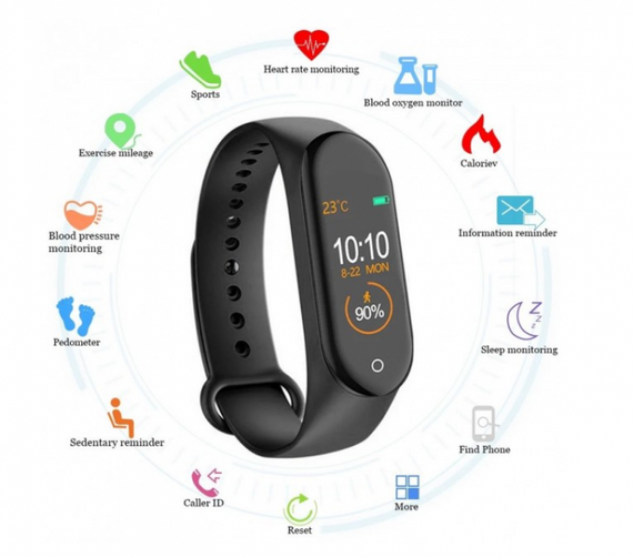 Фітнес браслет Xiaomi Mi Band M5 Смарт годинник для спорту | Зображення 4