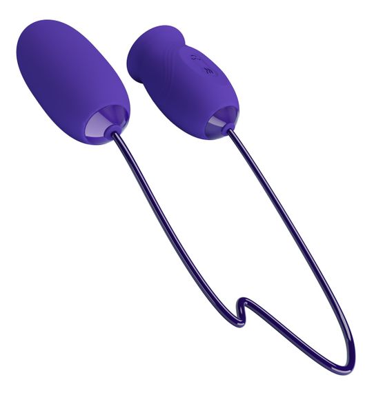 Гнучкий стимулятор віброяйце + стимулятор клітора PRETTY LOVE - Daisy Youth, BI-014749L sexstyle | Зображення 2