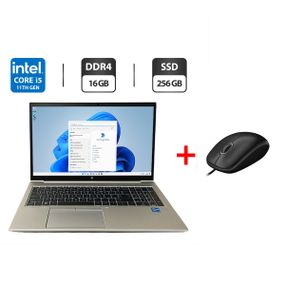 Ультрабук Б-класс HP EliteBook 850 G8 / 15.6" (1920x1080) IPS Touch / Intel Core i5-1145G7 (4 (8) ядра по 2.6 - 4.4 GHz) / 16 GB DDR4 / 256 GB SSD / Intel Iris Xe Graphics / WebCam б/у + Подарок Проводная мышь / USB