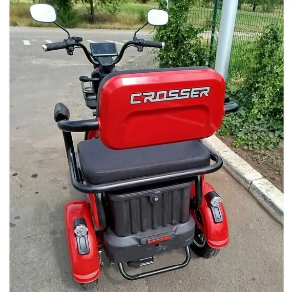 Електротрайк Crosser TR-1 1500W 72V 24Ah, триколісний електроскутер, до 55 км, для дорослих та літніх | Зображення 9
