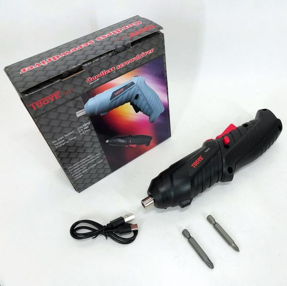 Шуруповерт аккумуляторный удобный Tuoye 226, Электро шуруповерт, WQ-939 Аккумуляторный шуруповерт | Зображення 2