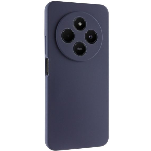 Чехол Silicone Cover Lakshmi Full Camera (AAA) для Xiaomi Redmi 14C / Poco C75 Темно-синий / Midnight blue