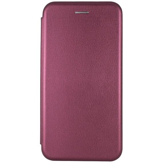 Шкіряний чохол (книжка) Classy для Xiaomi Redmi 6A Слот для визитки, Бордовий