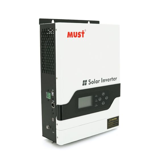 Гiбрiдне ДБЖ  MUST PV18-3224VPM, 3200W, 24V, ток заряда 60A, 160-275V, MPPT (60А, 30-160 Vdc)