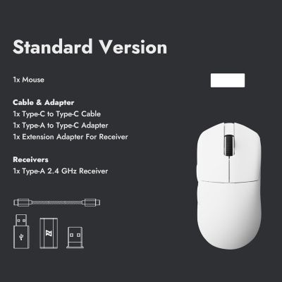 Мышка Lemokey G1 USB-A/USB-C/Wireless 8K White (G1-A2) | Зображення 6