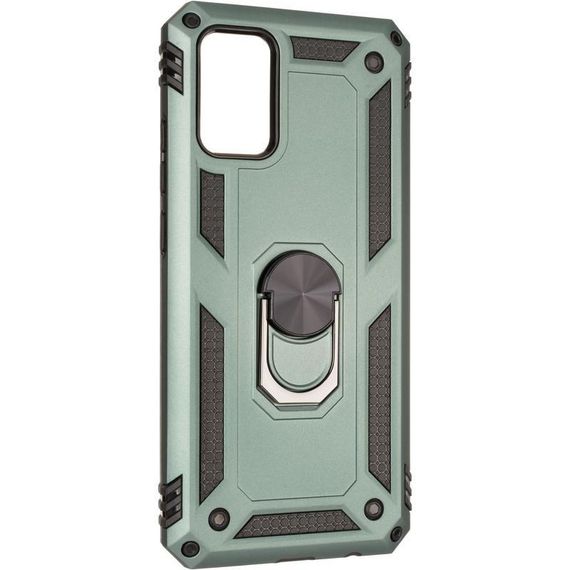 Противоударный чехол GETMAN (Ударопрочный) для Samsung A025 (A02s) Dark Green | Зображення 1