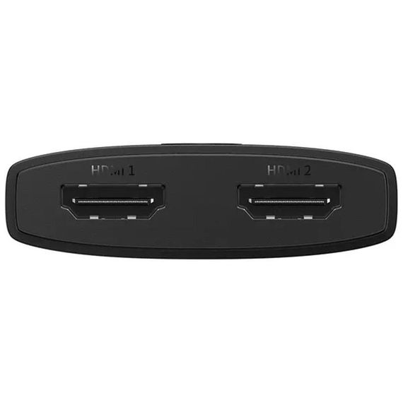Переходник HUB Baseus AirJoy Series 2in1 HDMI to HDMI/HDMI (B01331105) Cluster Black | Зображення 3