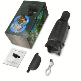 Модернизированный монокуляр, цифровой инфракрасный телескоп ночного видения для 100% темноты с 16-кратным зумом