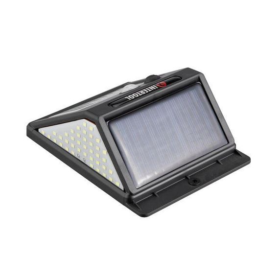 Світильник акумуляторний настінний 144 SMD, вуличний, сонячна панель, датчик руху INTERTOOL LB-0114 | Зображення 4