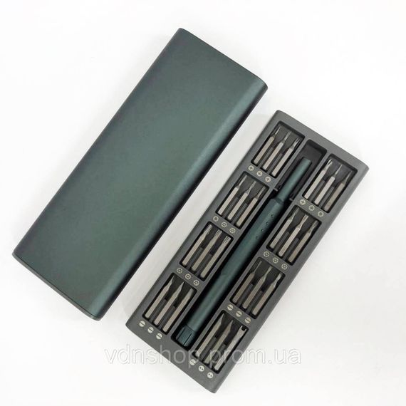 Набор прецизионных отверток с ручкой 48 в 1 в металлическом футляре YG-75 | Зображення 2