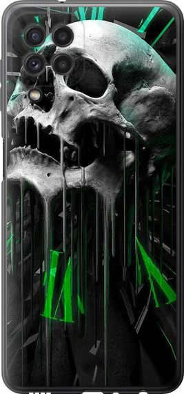 Чехол на Samsung Galaxy A22 A225F Череп-часы "4100u-2270-17620"