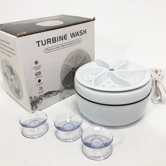 Портативна ультразвукова пральна машина міні пральна машина для білизни usb, Малогабаритна машина | Зображення 1