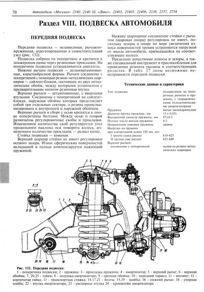 Москвич 2140 / 2140 SL Люкс. Посібник з ремонту. Книга | Зображення 3